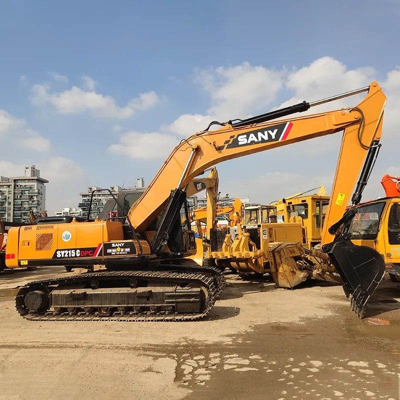 Sany SY215c Crawler Excavator с максимальным крутящим моментом 580/1600N.m и вместимостью ведра 1,1m3