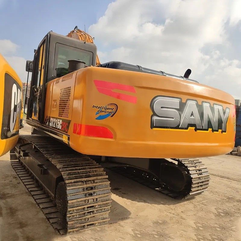 Sany SY215c Crawler Excavator с максимальным крутящим моментом 580/1600N.m и вместимостью ведра 1,1m3