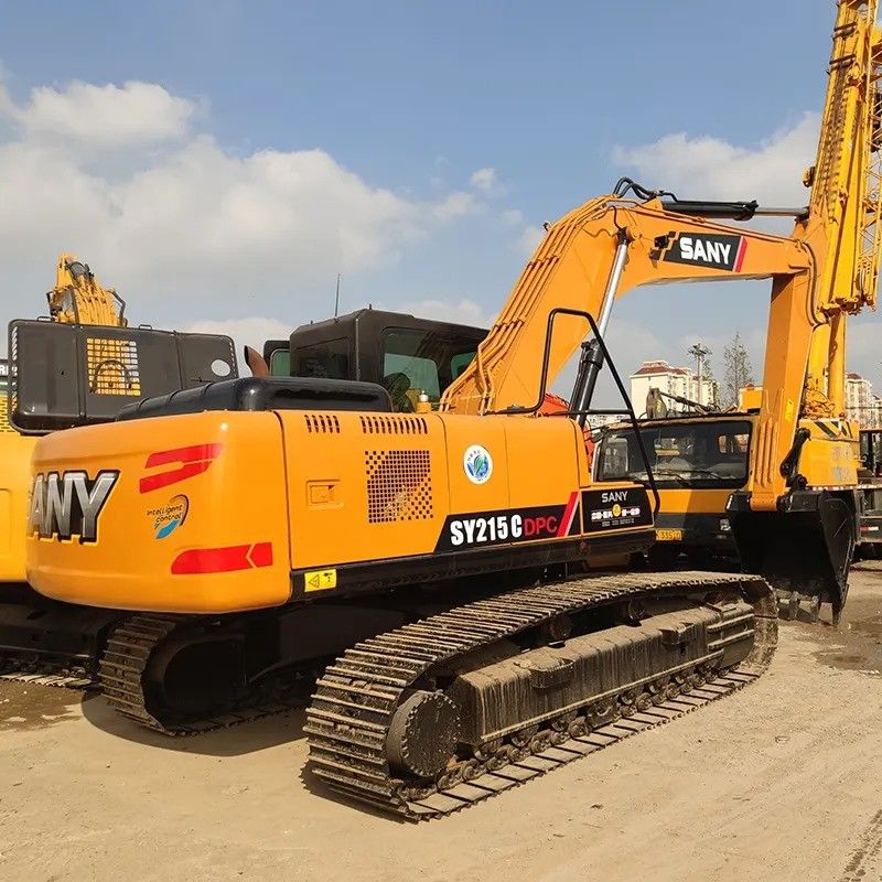 Sany SY215c Crawler Excavator с максимальным крутящим моментом 580/1600N.m и вместимостью ведра 1,1m3