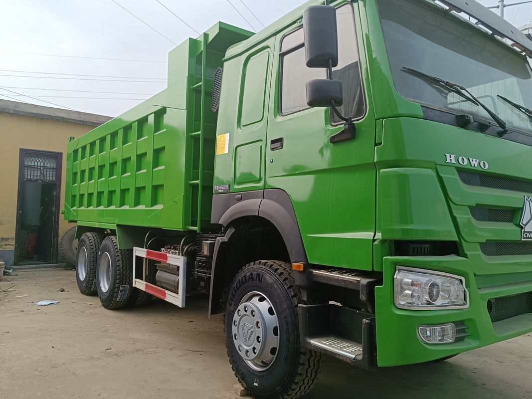 Подержанный Sinotruck 6x4 371hp 30tons Howo Tipper Dump Truck с ручной трансмиссией