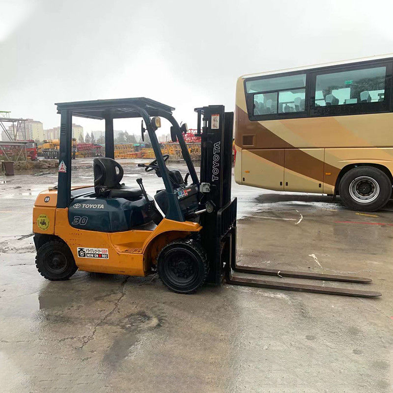 3000 кг номинального веса полностью электрический дизельный вилочный погрузчик Toyota 3 тонны с полностью электрическим режимом питания