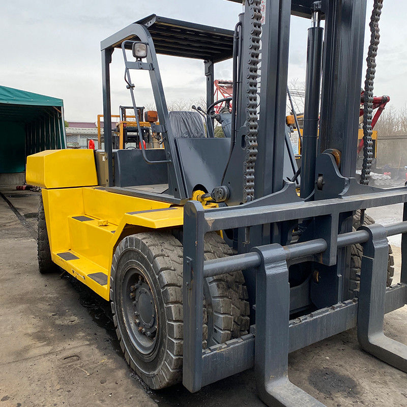 Использованный дизельный вилочный погрузчик Komatsu для контейнеров 12-16 тонн Длина вилки 1070 мм Ширина вилки 150 мм