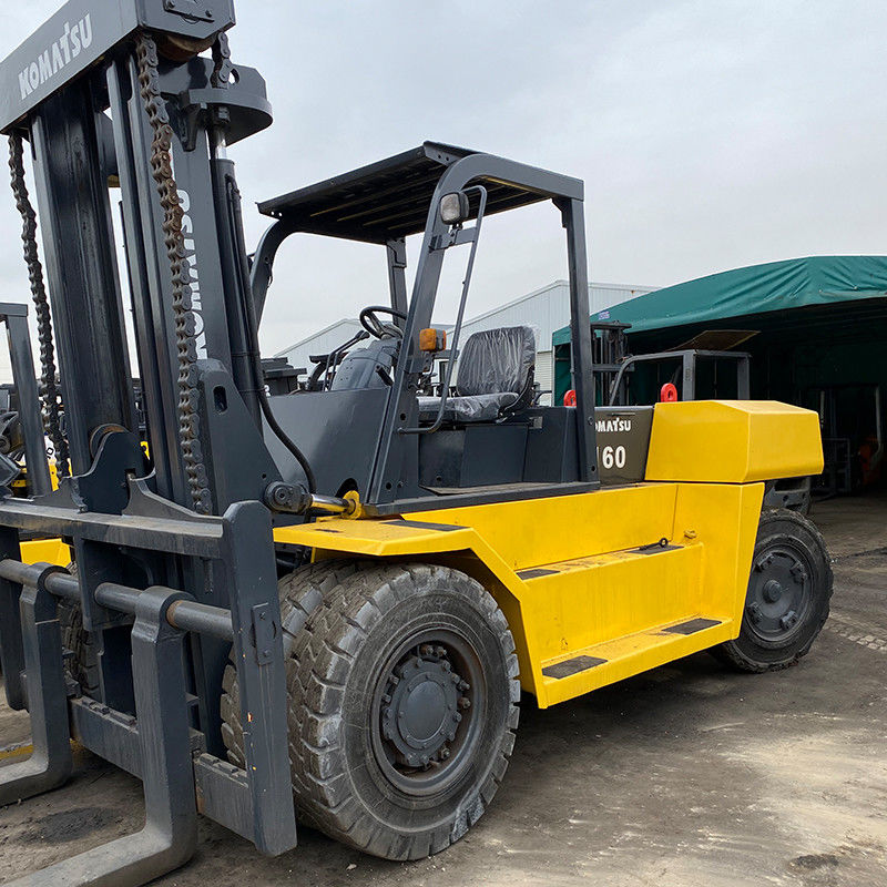 Использованный дизельный вилочный погрузчик Komatsu для контейнеров 12-16 тонн Длина вилки 1070 мм Ширина вилки 150 мм