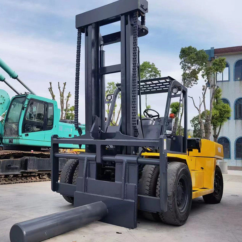 Фермы 16 тонны дизельных подержанных вилочных погрузчиков Komatsu с высотой подъема 4 м и шириной вилки 150 м