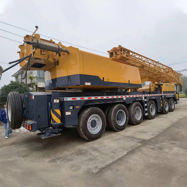 Использованный QY100 100 тонн телескопический грузовик 58000 кг Вес 2001-4000 рабочих часов