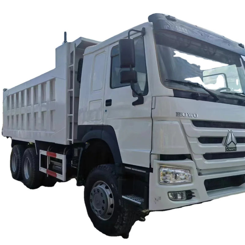 10 Номер передней смены Sinotruk HOWO 371HP Использованные мусоровозы 6X4 для строительной шахты