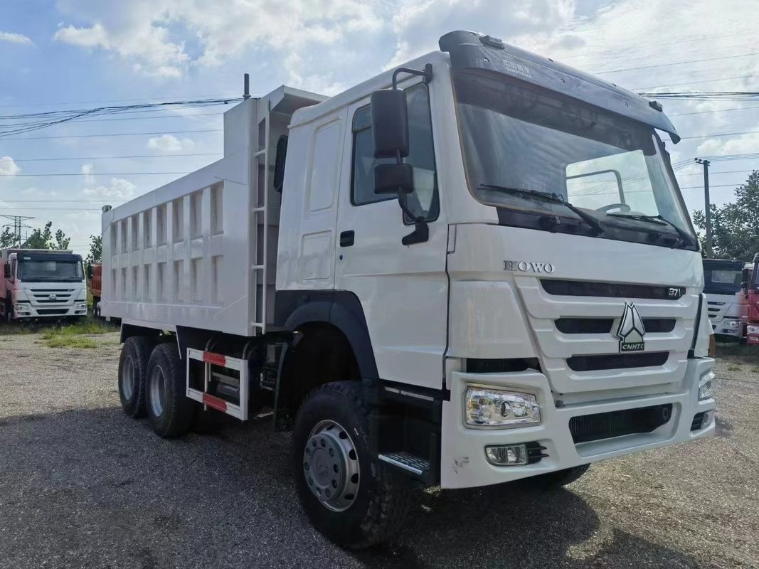 10 Номер передней смены Sinotruk HOWO 371HP Использованные мусоровозы 6X4 для строительной шахты