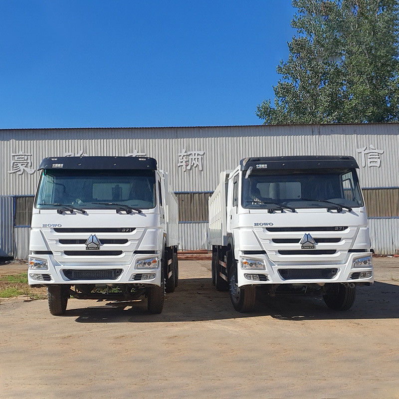 10 Номер передней смены Sinotruk HOWO 371HP Использованные мусоровозы 6X4 для строительной шахты