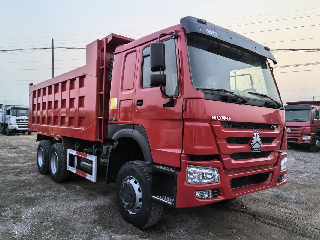Топливо 371 л.с. Подержанные грузовики 25 т. Sinotruk HOWO 6*4 грузовик с наклоном для строительной шахты