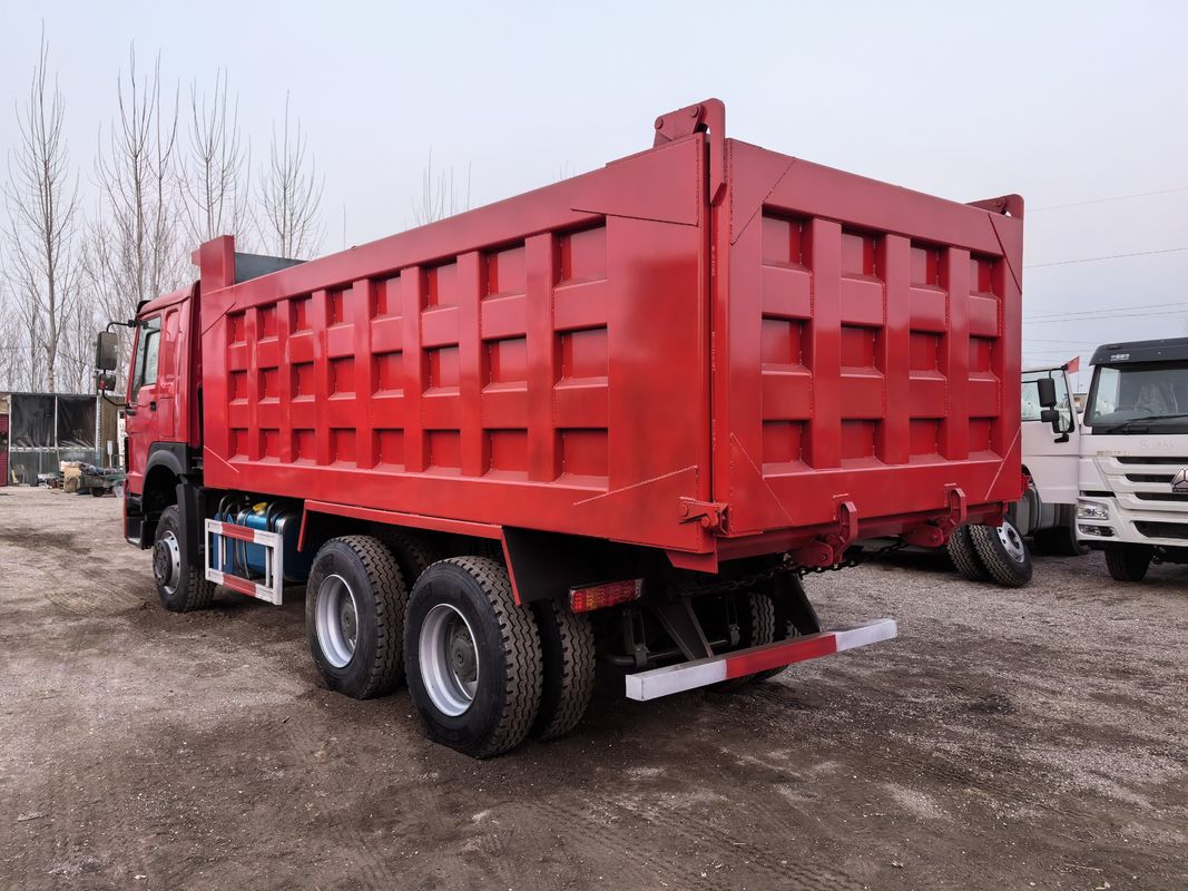 Топливо 371 л.с. Подержанные грузовики 25 т. Sinotruk HOWO 6*4 грузовик с наклоном для строительной шахты