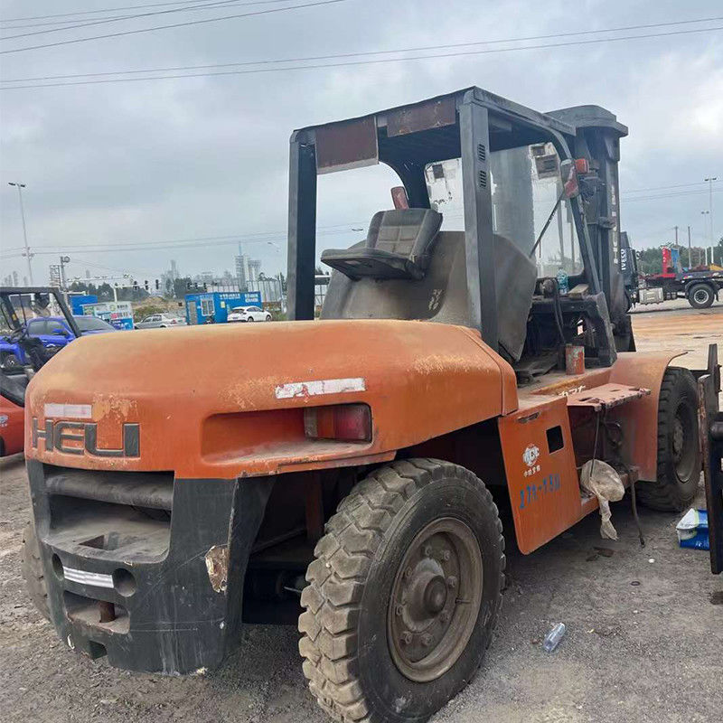 10-тонный гели-дизельный вилочный погрузчик с мощным дизельным двигателем и низким расходом топлива