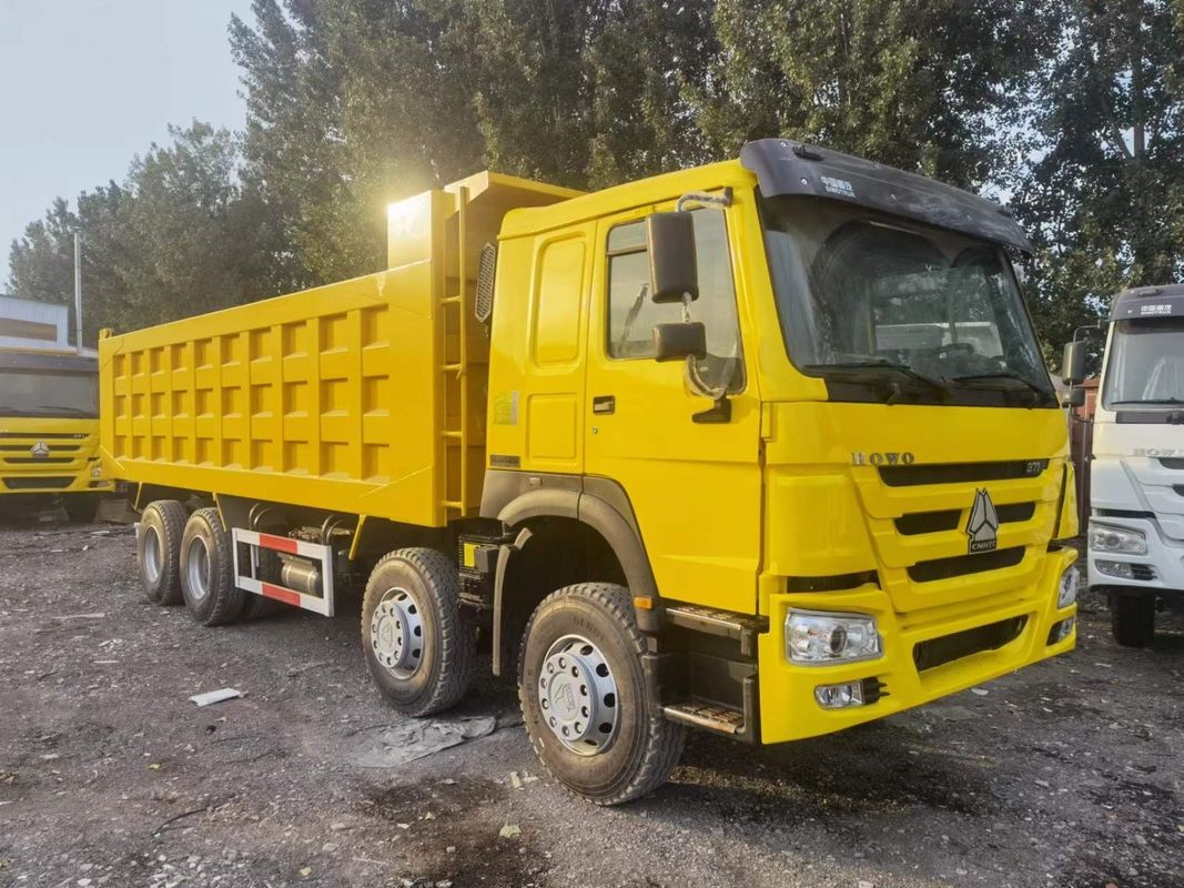 Использованный грузовик с нагрузкой 35 тонн Sinotruk HOWO 8*4 Дамп-грузовик 371HP для транспортировки шахт