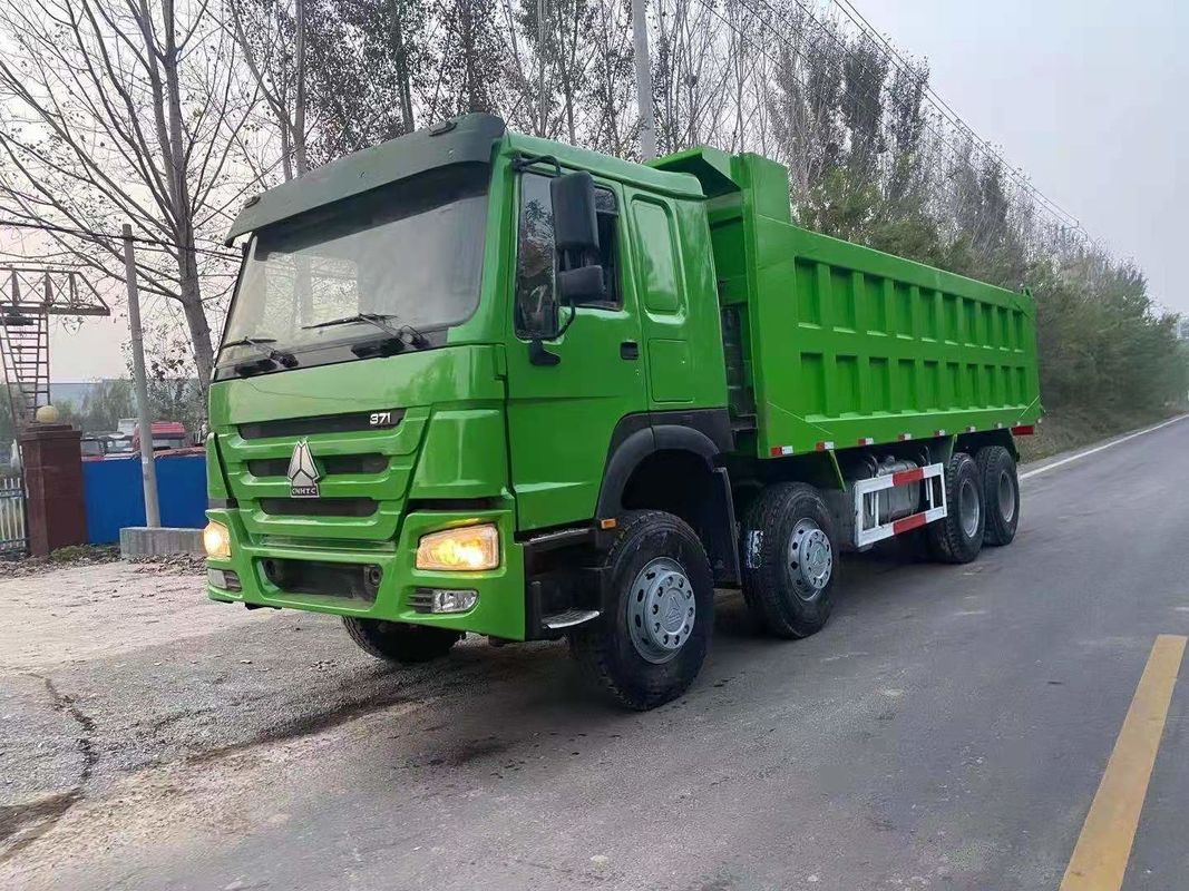 Мультимедийная система Никакая Sinotruk HOWO 371HP Использованные мусоровозы 8*4 для строительной шахты
