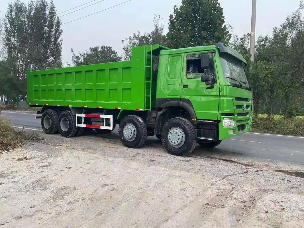 Мультимедийная система Никакая Sinotruk HOWO 371HP Использованные мусоровозы 8*4 для строительной шахты