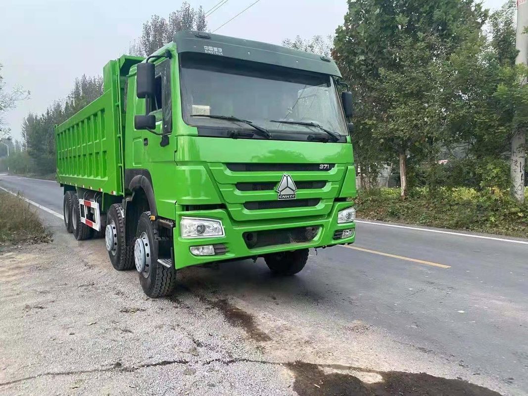 Подержанный мусоровоз 371 л.с. 35 т. 8*4 грузовик с наклоном для тяжелого строительства SINOTRUK шасси