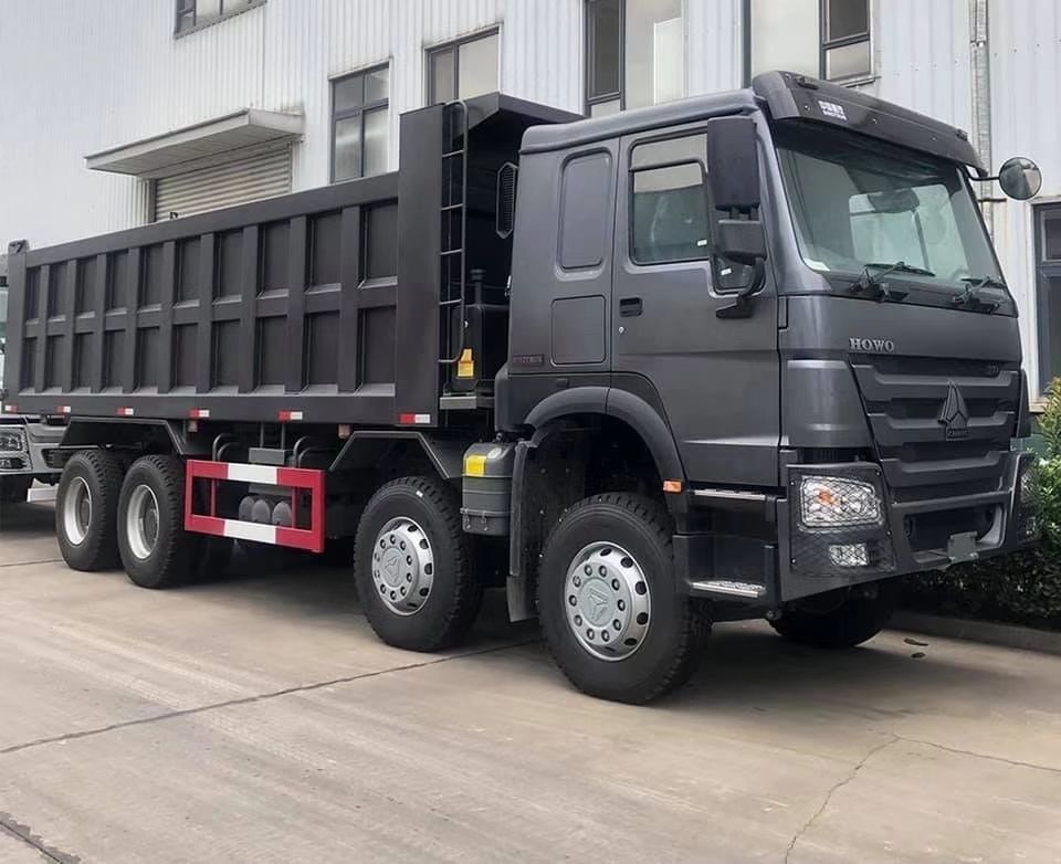 Использованный Howo 8x4 12 колесный 24 30 кубический метр 35 тонн 40тонны грузовик с наклоном Дампер дизель для транспортировки песчаника