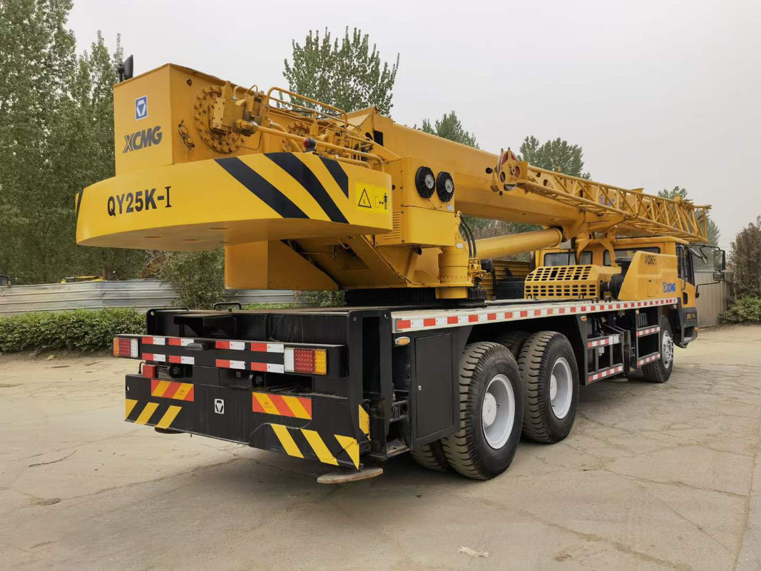 Мобильный грузовой кран 10% скидка на 50 тонн 25K5 подержанных грузовых кранов с двигателем WEICHAI