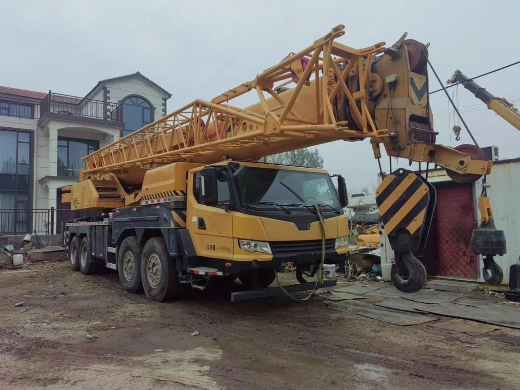 Мобильный кран с грузоподъемностью 80 тонн Телескопический кран для подержанных машин и грузовиков