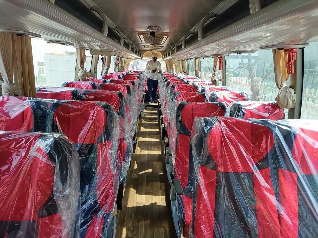 Передняя/задняя беговая полоса мм 1750/1586 Настраивать Роскошный 50-местный автобус Используемый левый руля Автобус