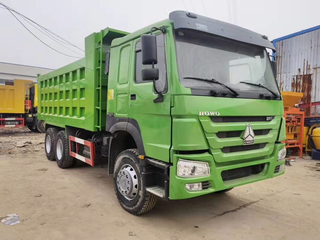 LHD SINO TRUCK HOWO 371HP 6x4 Подержанный грузовик с тяжелой грузоподъемностью для 2 пассажиров