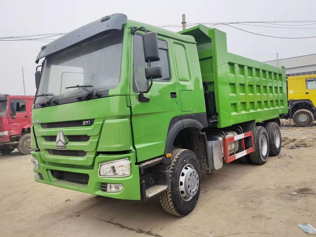 LHD SINO TRUCK HOWO 371HP 6x4 Подержанный грузовик с тяжелой грузоподъемностью для 2 пассажиров