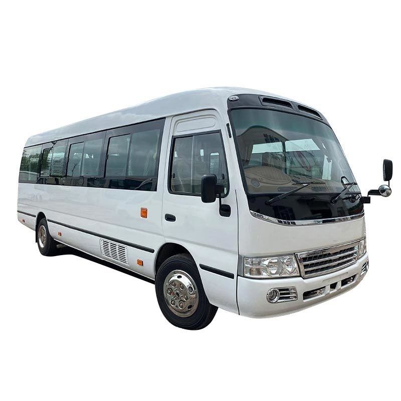 Подержанный ручной Rhd Toyo ta Coaster Bus с двигателем турбозарядки и производительностью