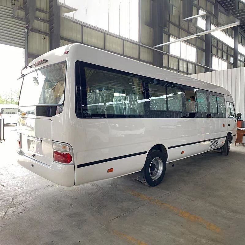 Подержанный ручной Rhd Toyo ta Coaster Bus с двигателем турбозарядки и производительностью