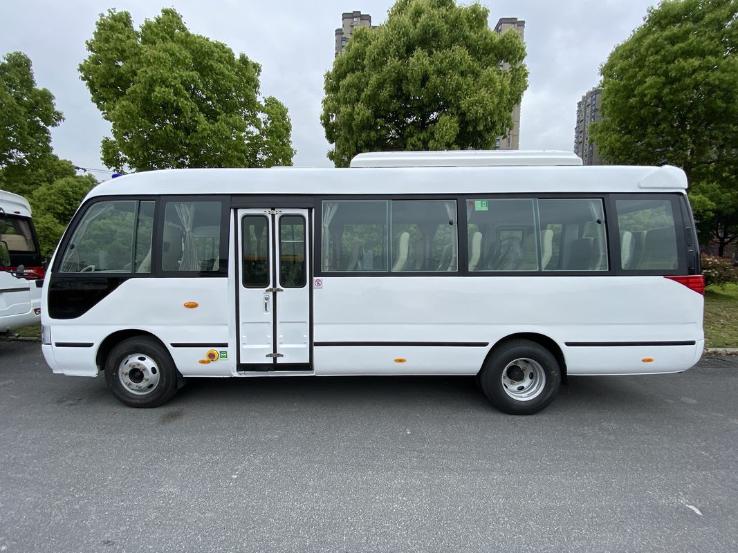 30 мест 2022 RHD Toyota Coaster Bus с стандартом выбросов Евро 3 и дизельным двигателем