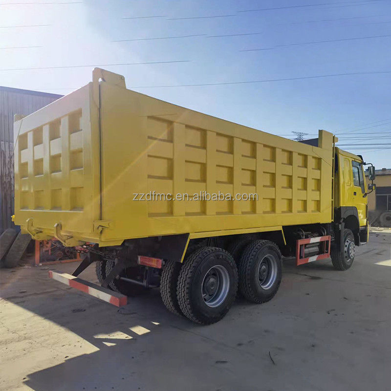 Полностью отремонтированный 371HP 6X4 HOWO Дамп-Трак с передней передачей No 10 и мощностью двигателя 8L