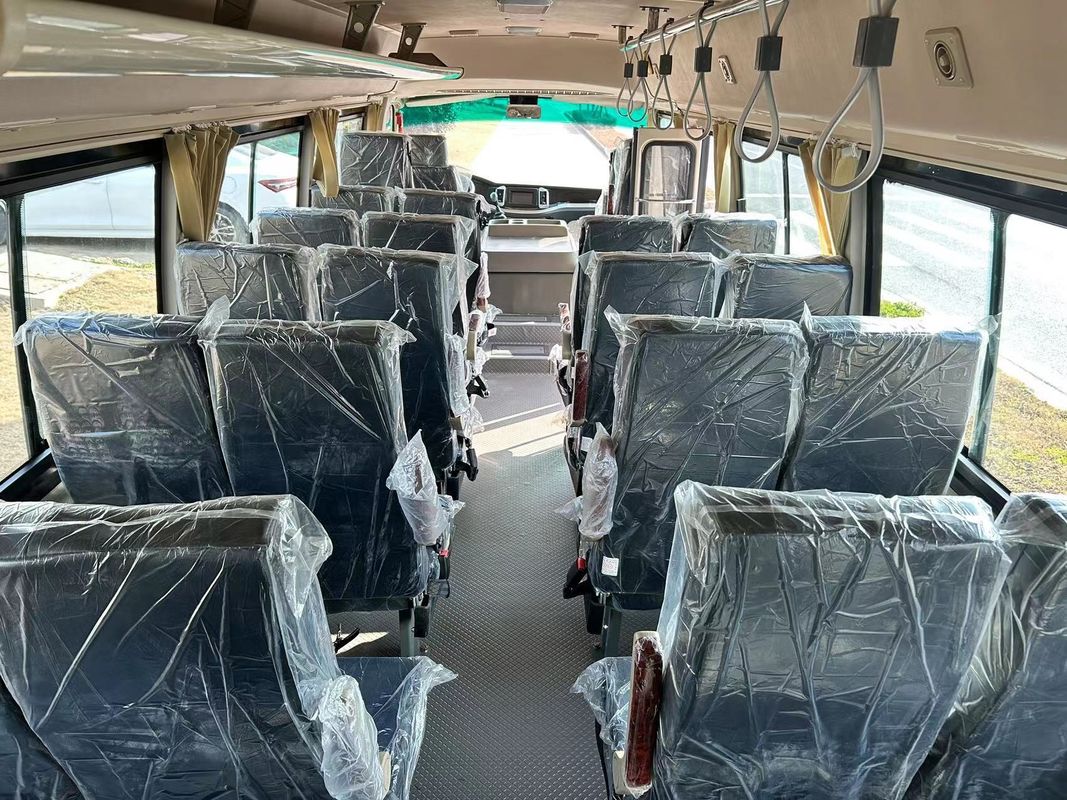 Левый руль 23 места Туристический роскошный автобус Дизельное топливо Тип подержанного автобуса Toyota Coaster