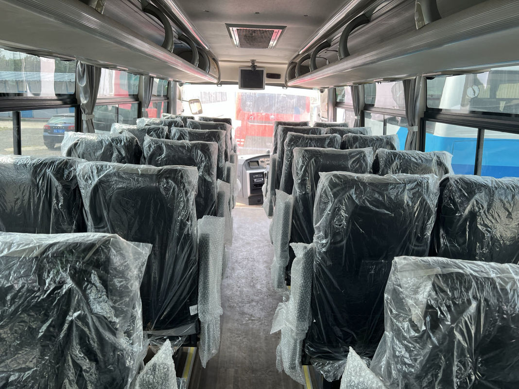 Передний дисковый задней барабанной тормозной системы 50-60 мест Ютун автобус для путешествий на рынке Ганы