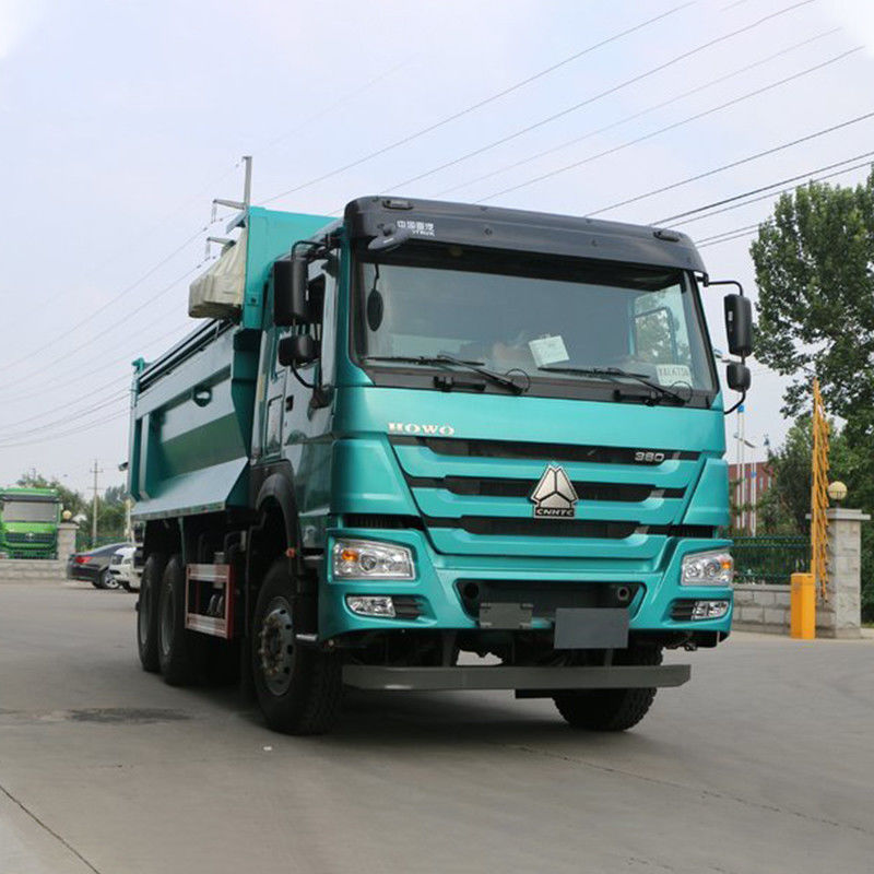 Подержанный 380 л.с. 6*4 5,4 м HOWO Дэмп Типпер грузовик с без ESC и водительский тип 6x4