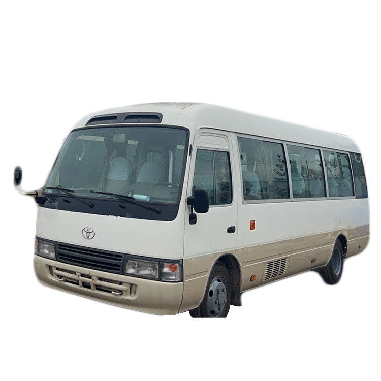 11. Туристический роскошный автобус 30 мест Подержанный дизельный Toyota Coaster Bus для туристической экскурсии