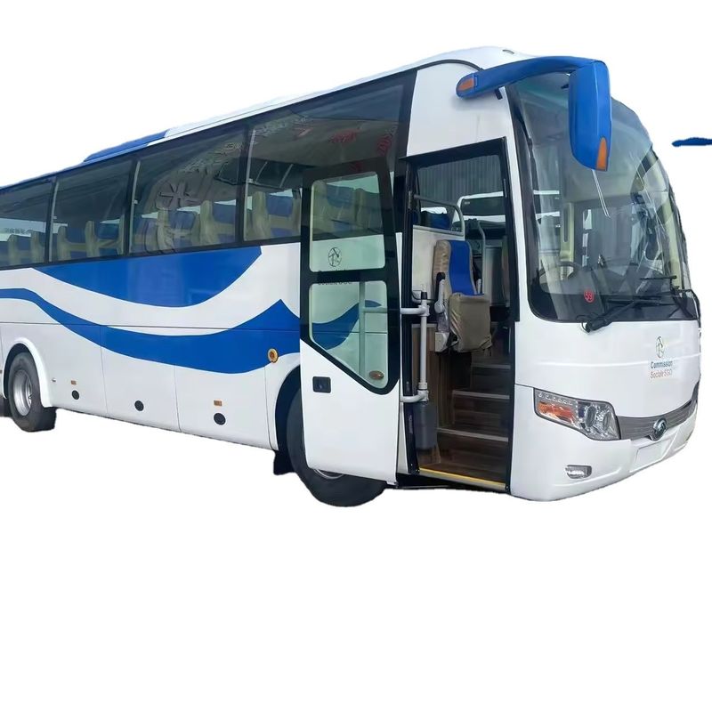 Прочный 50-60-местный подержанный автобус с передним дисковым задним барабанным тормозом и AWD приводом