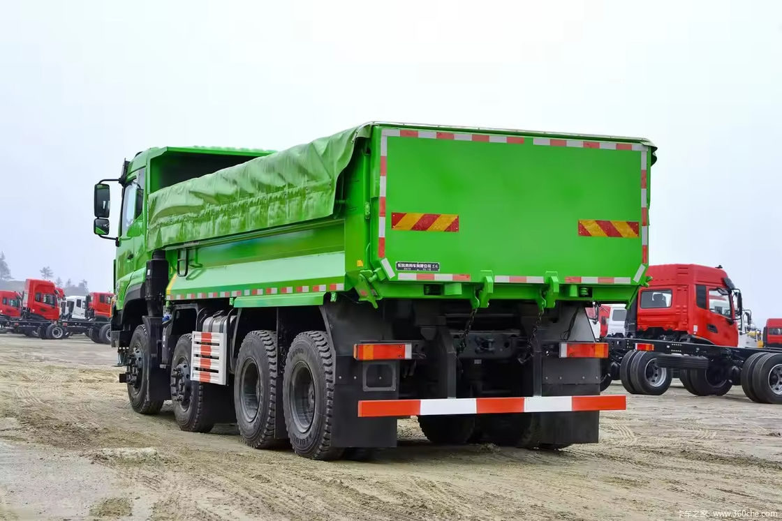12 колес 35 тонн 600 лошадиных сил Dongfeng Дэмп-Трук для песка почвы Камень Транспортирующий Tipper
