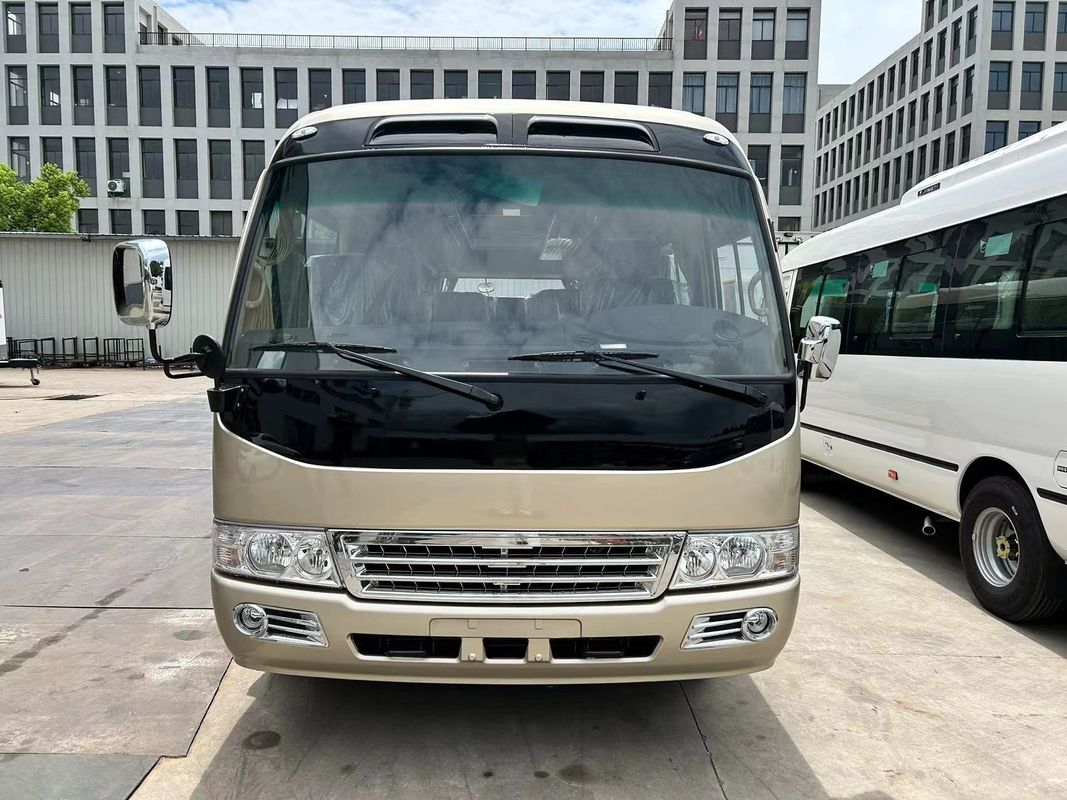 Автобус с ручной трансмиссией типа 30 мест LHD/RHD Дизельный мини-костер с роскошным дизайном