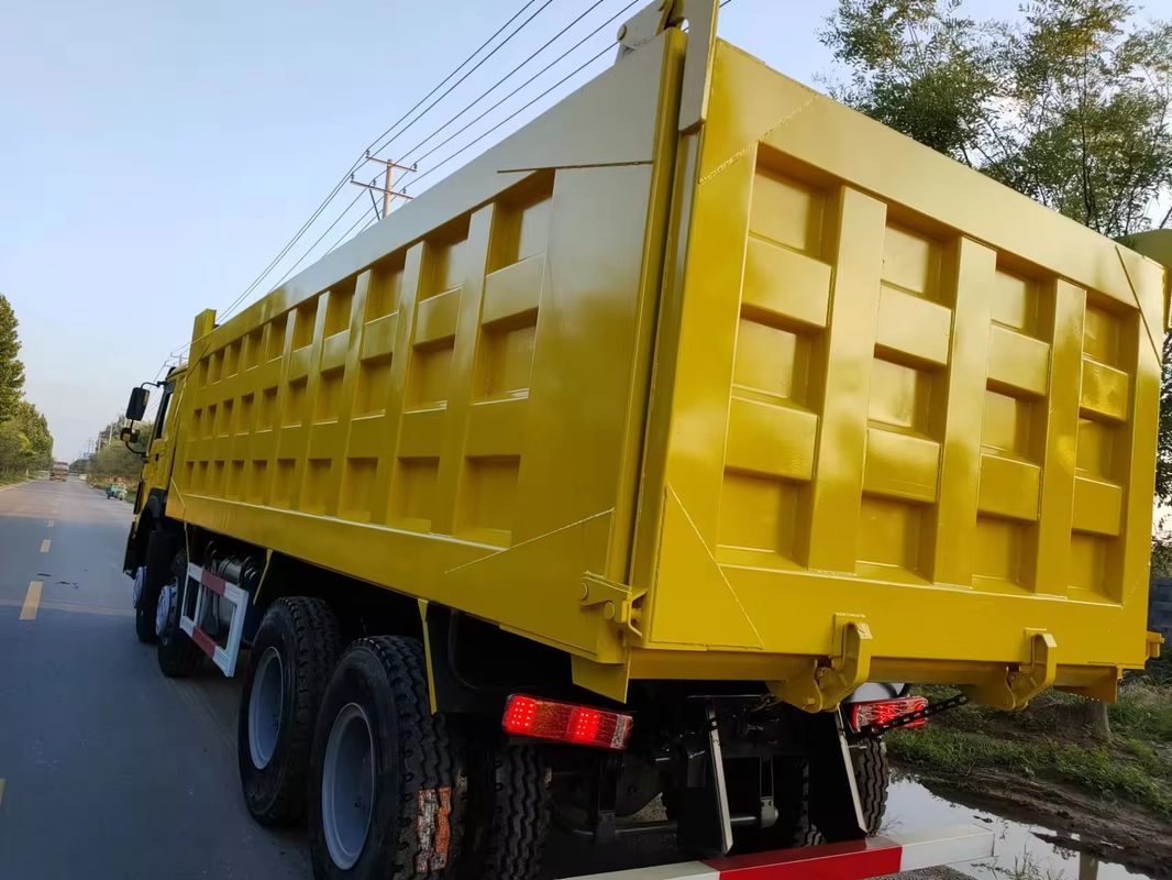 Sinotruk Howo 8x4 371hp 450hp 24 кубических метров использованный грузовик с откидкой с отсутствием ABS