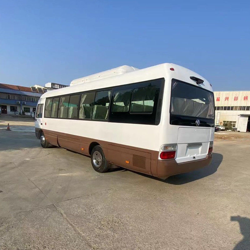 LHD 30-местный подержанный автобус Toyo Ta Coaster с хорошим состоянием и стандартом выбросов Евро 3