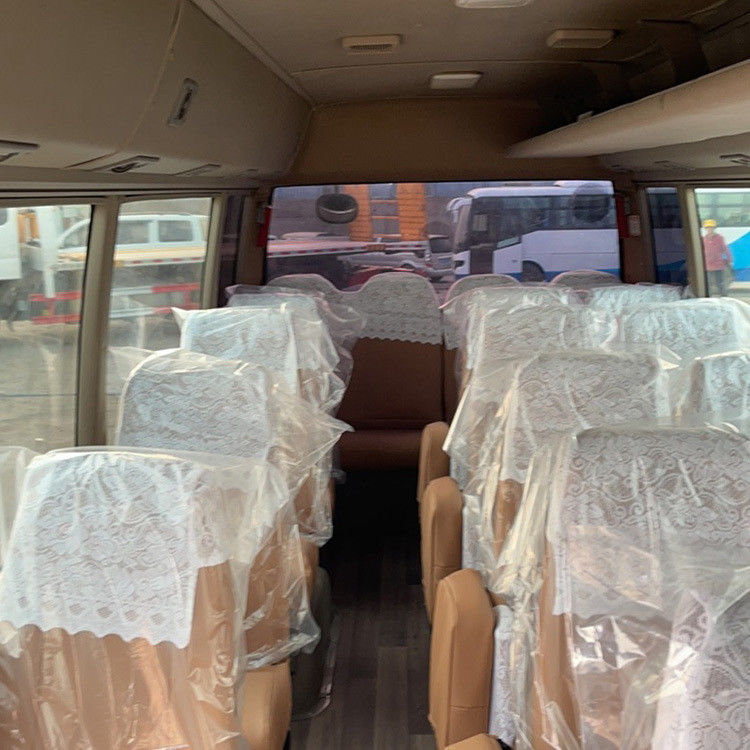 Хорошее состояние 30-местный дизельный двигатель Toyota Coaster Bus с стандартом выбросов Евро 3