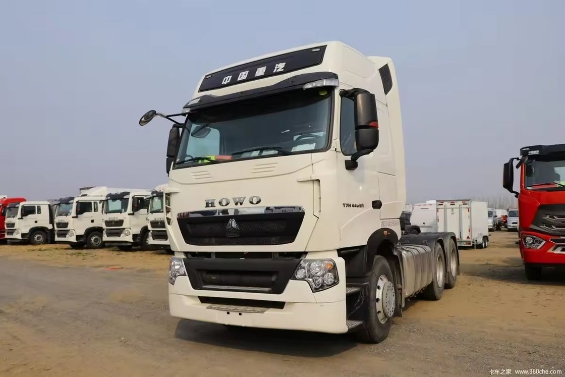 Sinotruk Howo 6x4 10 колесный тракторный грузовик Использованный 371hp 440hp Цилиндры 6 Шина No 10