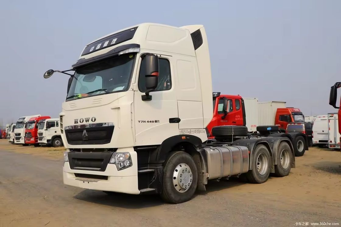 Sinotruk Howo 6x4 10 колесный тракторный грузовик Использованный 371hp 440hp Цилиндры 6 Шина No 10