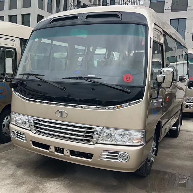 Автобус Toyota Coaster мощностью 4L с электродвигателем и правосторонним приводом