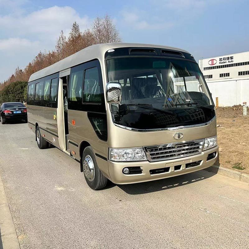 30 1 место RHD LHD Public Bus Style Toyota Coaster Bus Ручная коробка передач и с 1