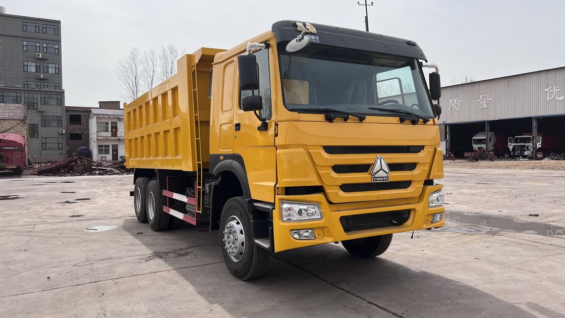 Howo 6x4 40tons 45 Ton Yellow Tipper Dump Truck для тяжелых строительных проектов