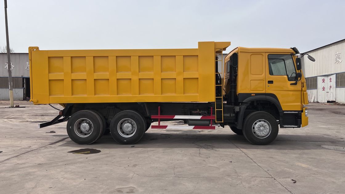 Howo 6x4 40tons 45 Ton Yellow Tipper Dump Truck для тяжелых строительных проектов