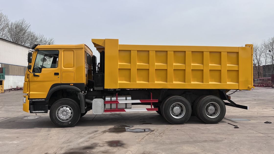Howo 6x4 40tons 45 Ton Yellow Tipper Dump Truck для тяжелых строительных проектов