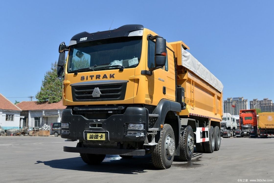 Дизельное топливо типа 440 лошадиных сил Синотрук Ситрак C7h 4X2 6X4 8X4 40 тонн 12 колесный грузовик