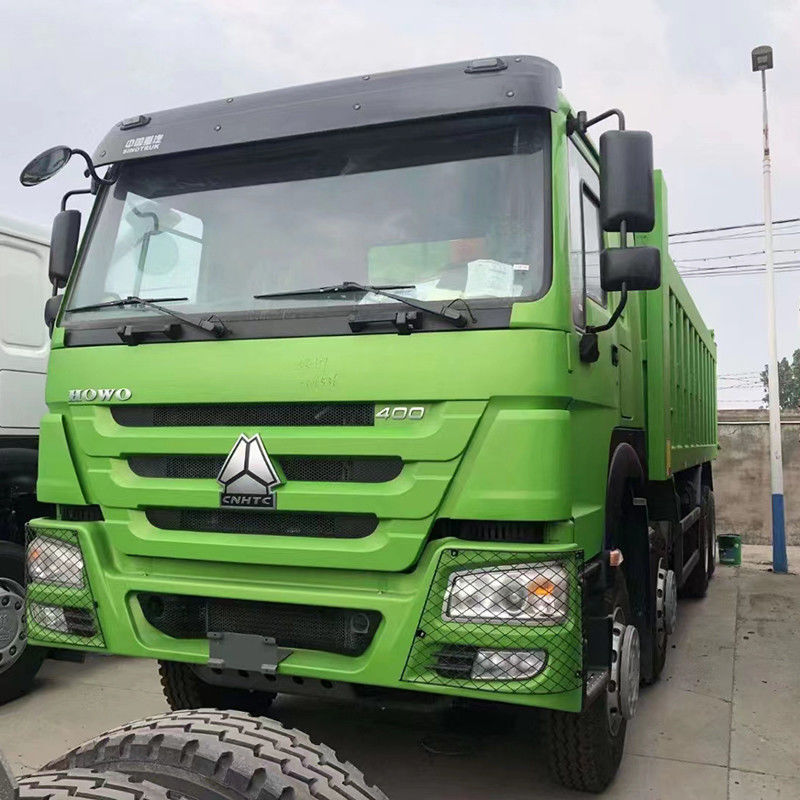 Дизельный грузовик SINO 12 колесный 30 кубических метров HOWO 40 тонн 8x4 Подержанный грузовик с откидкой