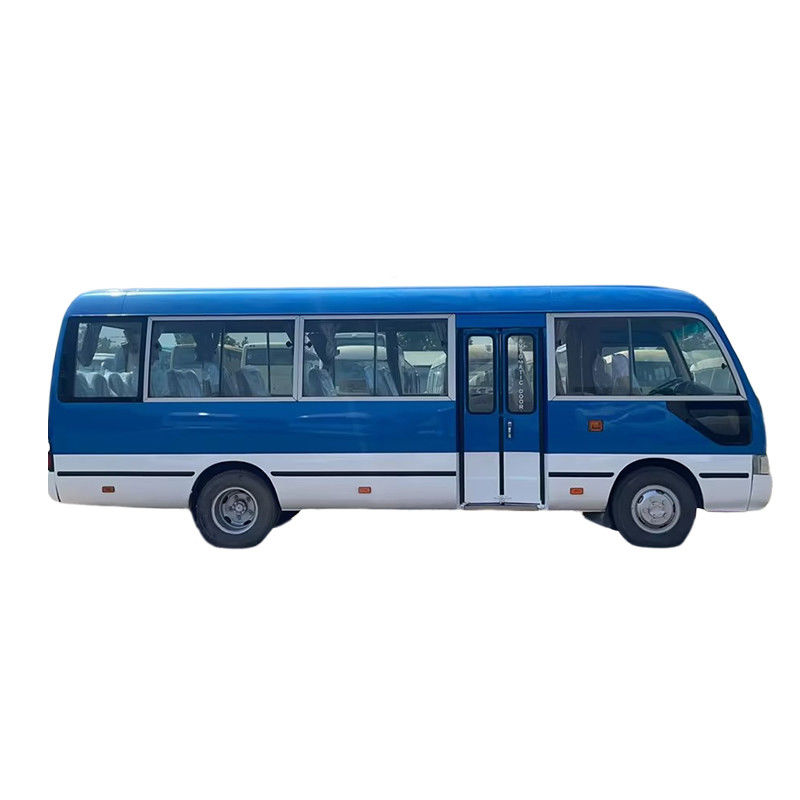 Подержанный автобус Toyota Coaster 1HZ левосторонний 30 мест для дальних поездок