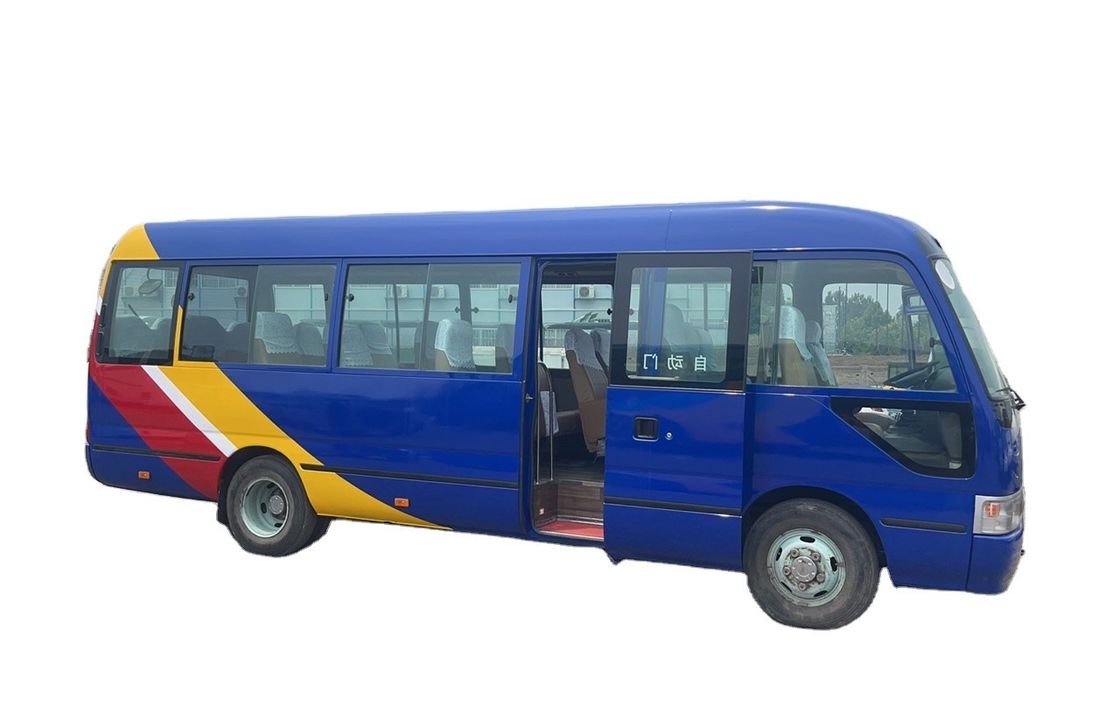 Мотор 6-8 л Левостороннее управление Автобус Toyota Coaster сильно отремонтирован
